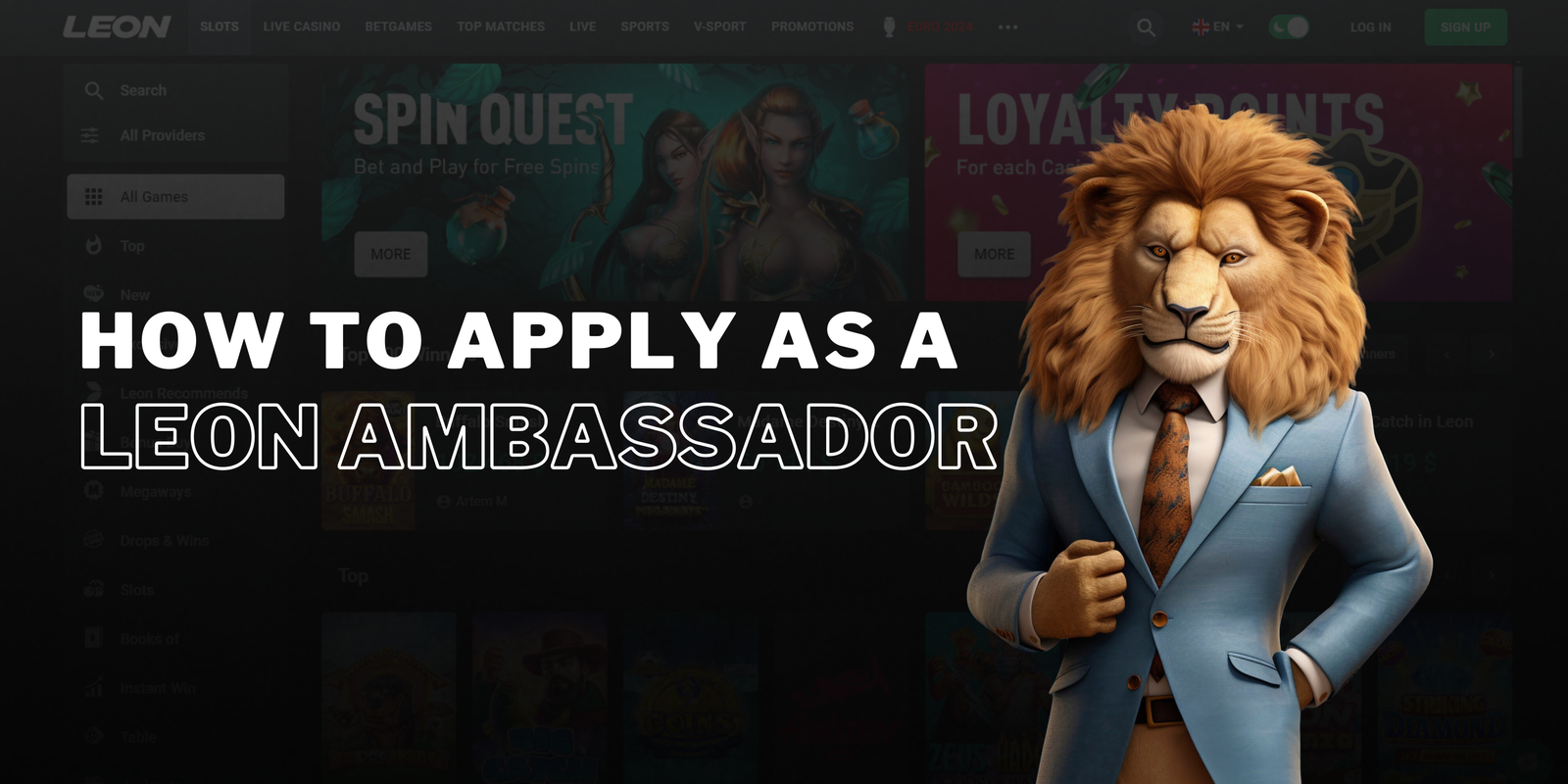 How to Apply as a LEON Ambassador